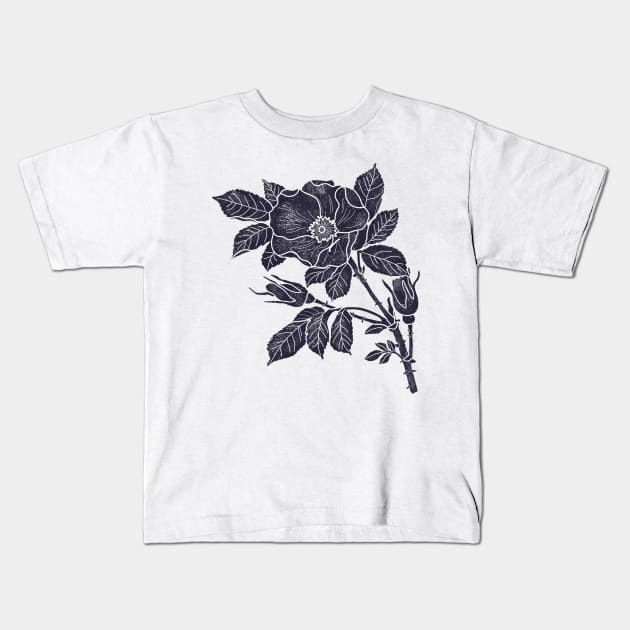 Rosebud Kids T-Shirt by runlenarun